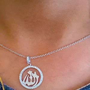 925 sterling silver Allah necklace